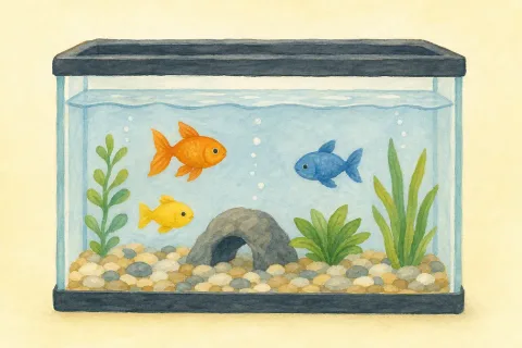 aquarium — the illustration on its card