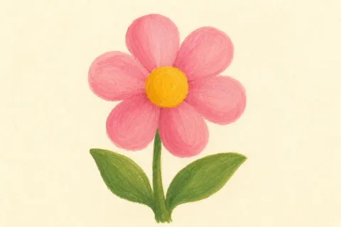 flower — the illustration on its card