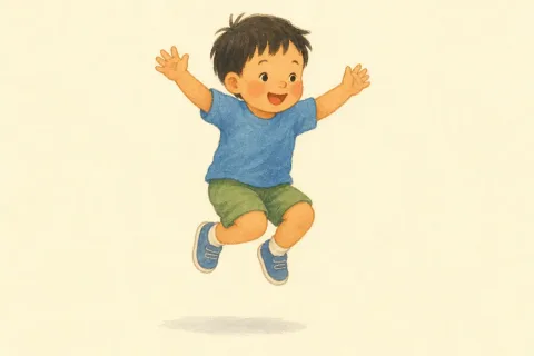jump — the illustration on its card