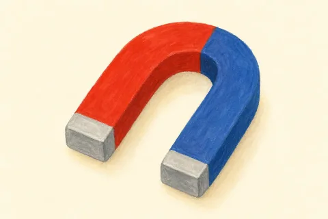 magnet — the illustration on its card