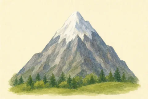 mountain — the illustration on its card