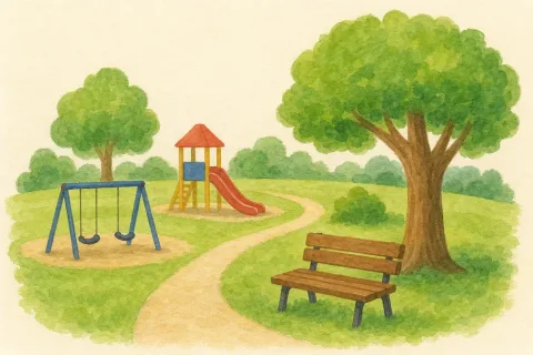 park — the illustration on its card