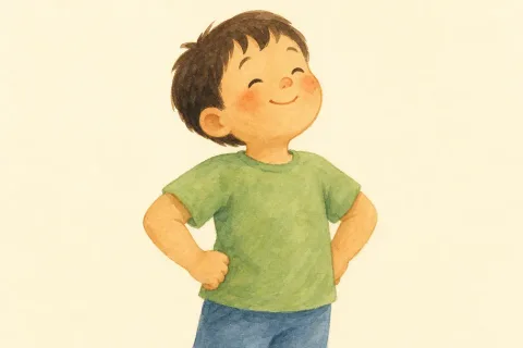 proud — the illustration on its card