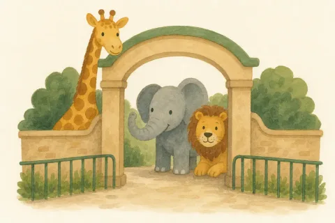 zoo — the illustration on its card