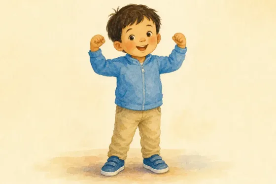 I did it all by myself. — the illustration on its card