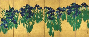 The Irises by Ogata Kōrin