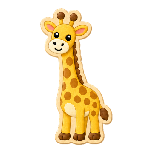 Giraffe puzzle character
