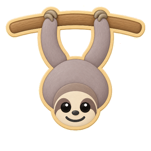 Sloth puzzle character